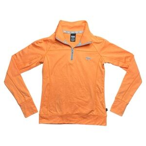 Victoria’s Secret PINK Orange Quarter Zip Size XS